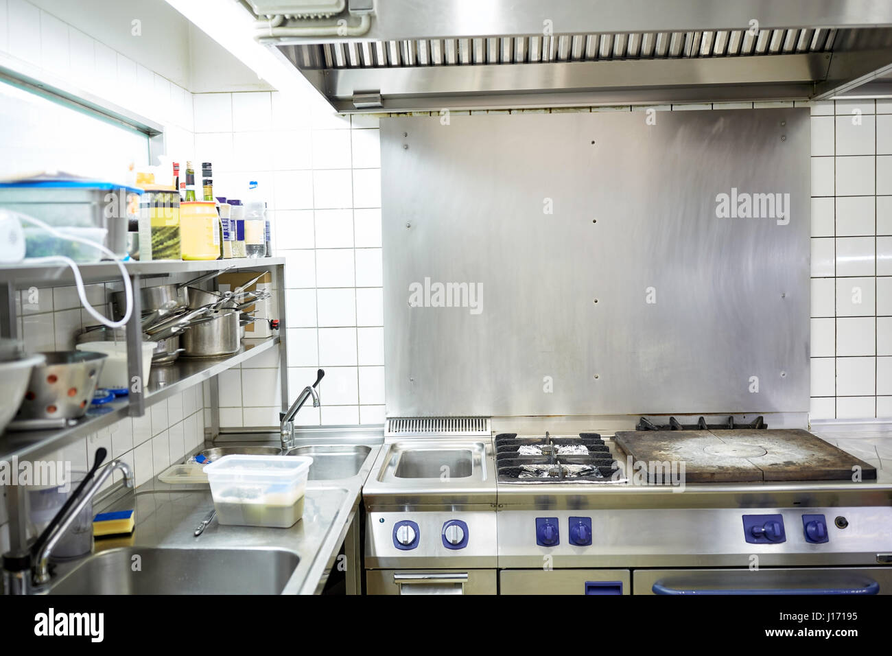 restaurant professional kitchen equipment Stock Photo