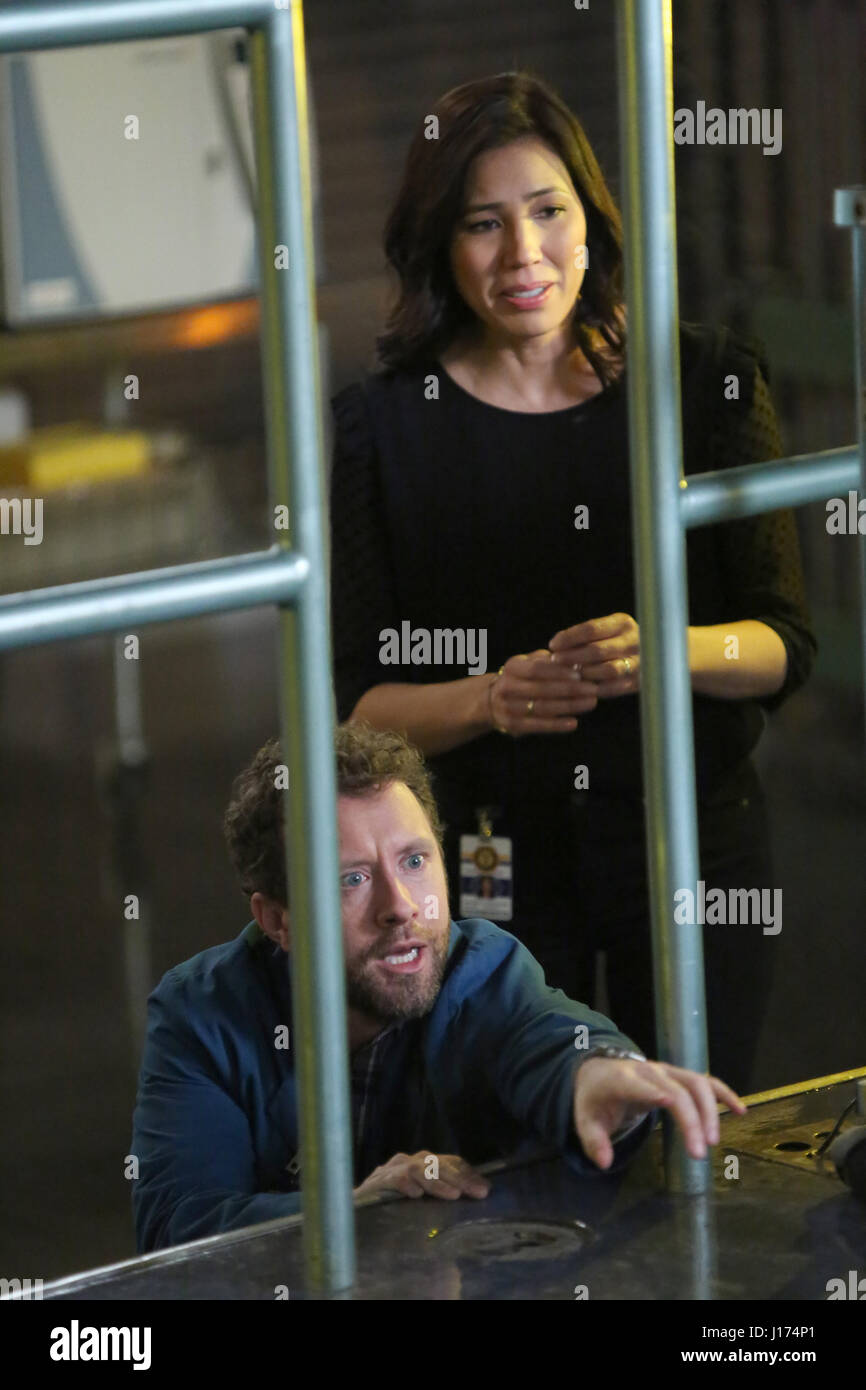 BONES, (from left) TJ Thyne, Michaela Conlin, 'The Final Chapter The
