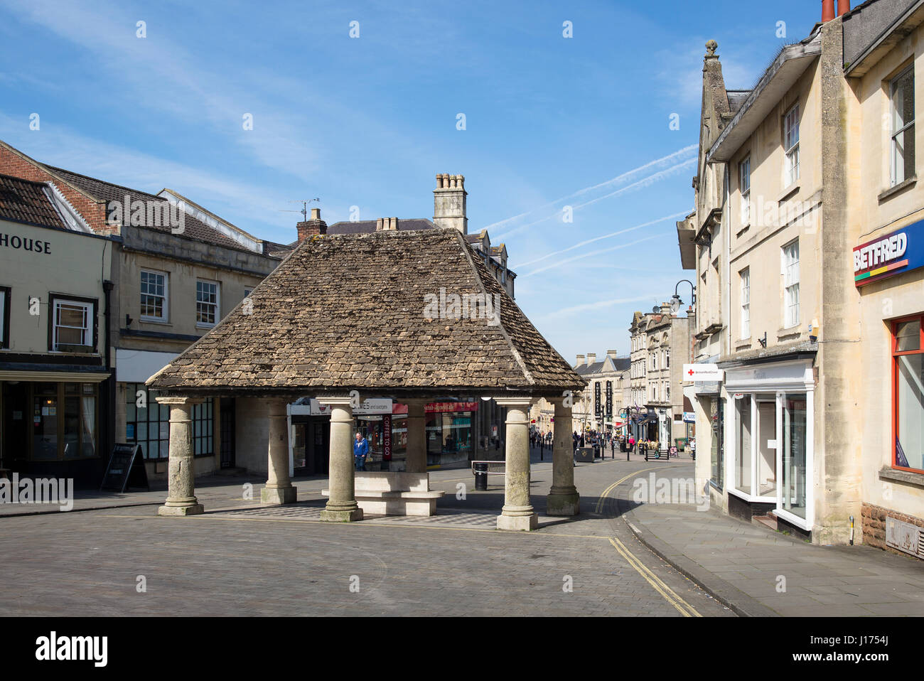 The old Butter Cross in the Market Place Chippenham Wiltshire England