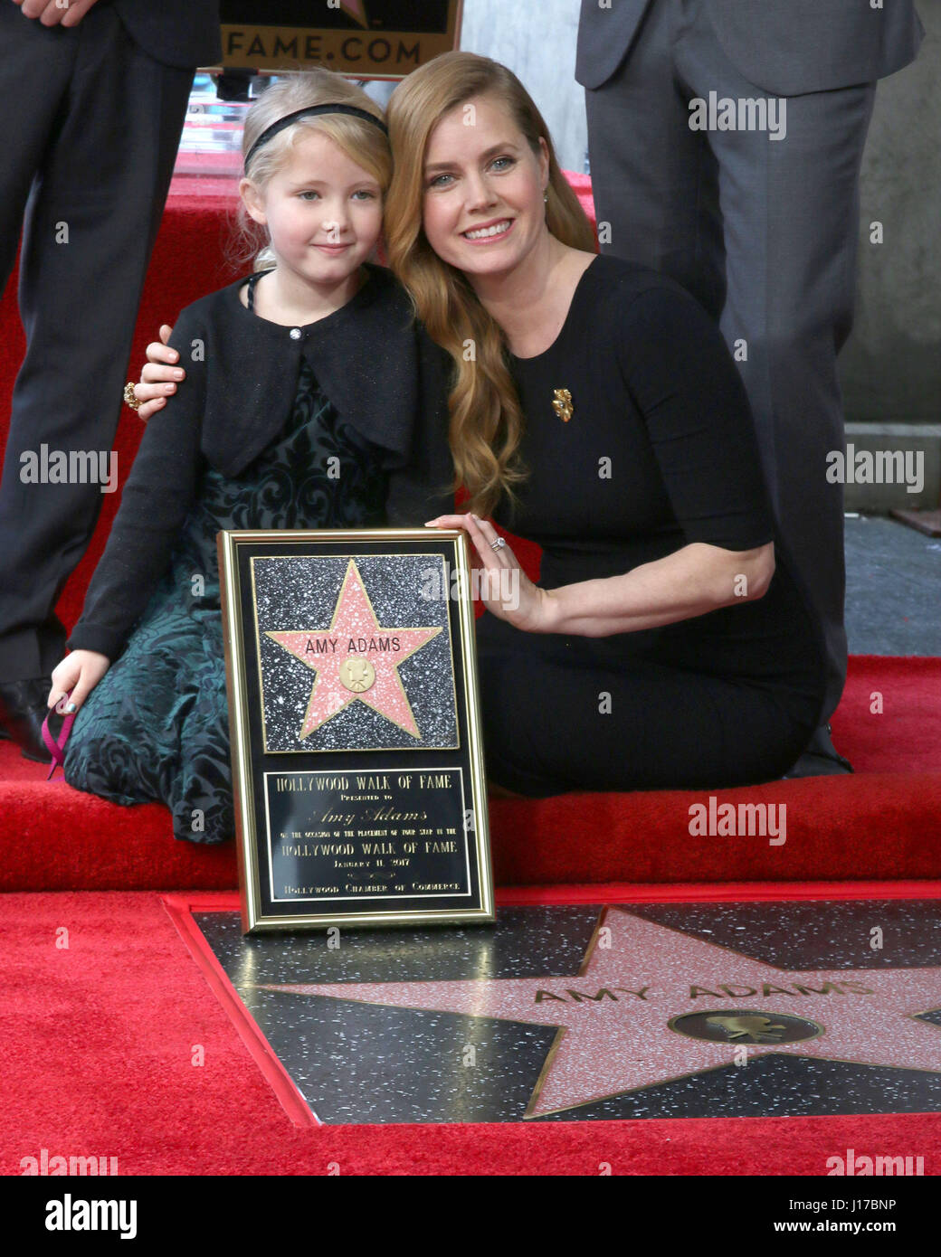 Los Angeles, CA, USA. 11th Jan, 2017. LOS ANGELES - JAN 11: Aviana Olea Le Gallo, Amy Adams at the Amy Adams Star Ceremony at Hollywood Walk of Fame on January 11, 2017 in Los Angeles, CA Credit: Kathy Hutchins/via ZUMA Wire/ZUMA Wire/Alamy Live News Stock Photo