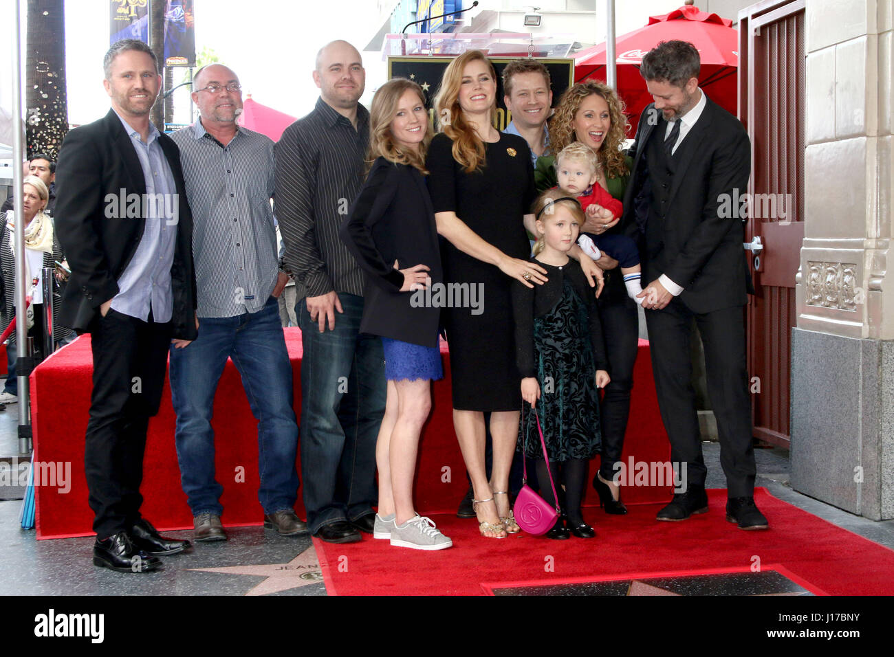 Los Angeles, CA, USA. 11th Jan, 2017. LOS ANGELES - JAN 11: Siblings, Aviana Olea Le Gallo, Darren Le Gallo, Amy Adams at the Amy Adams Star Ceremony at Hollywood Walk of Fame on January 11, 2017 in Los Angeles, CA Credit: Kathy Hutchins/via ZUMA Wire/ZUMA Wire/Alamy Live News Stock Photo