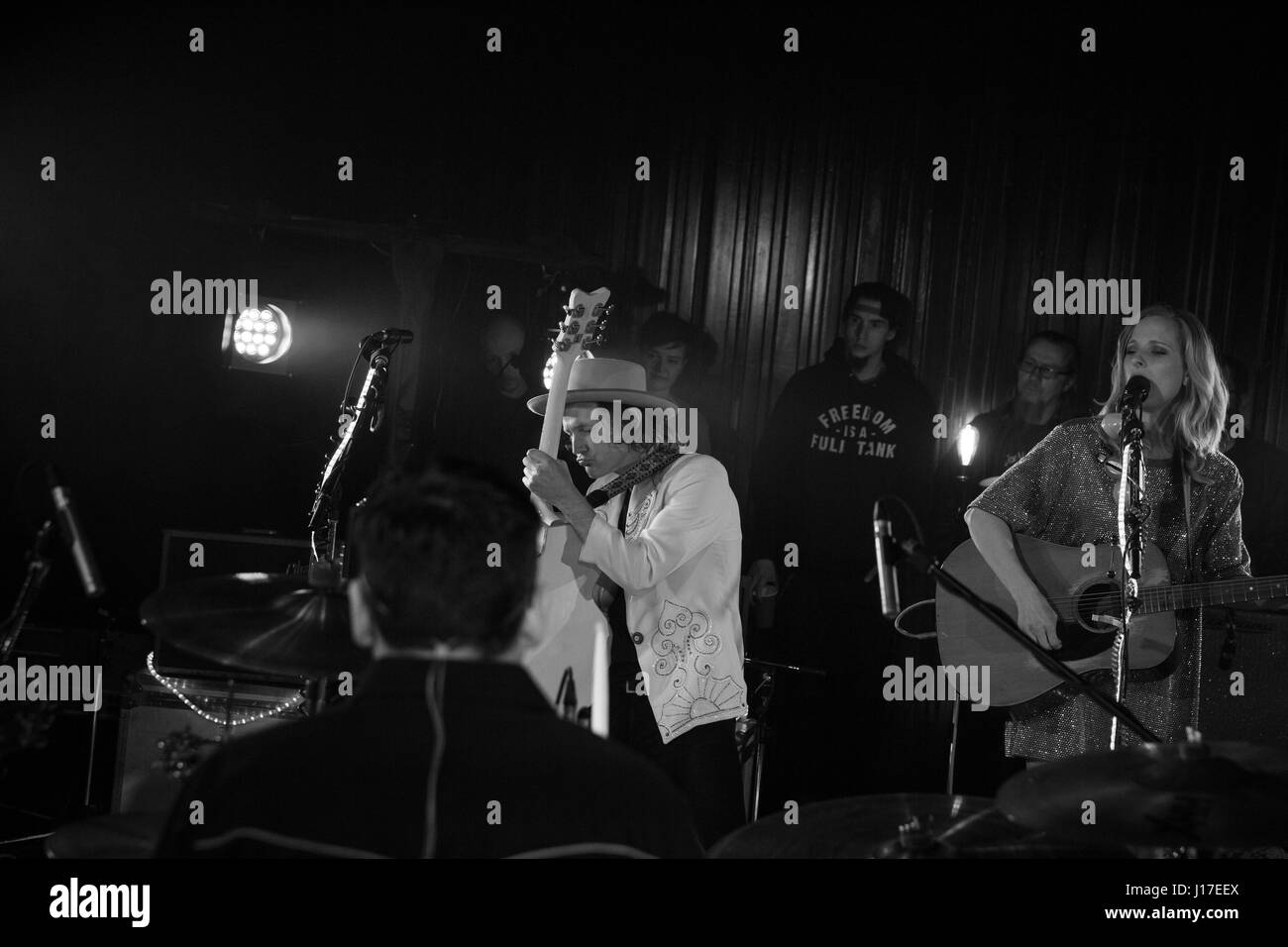 Whitehorse perform live at CBC Studios in Toronto Stock Photo Alamy