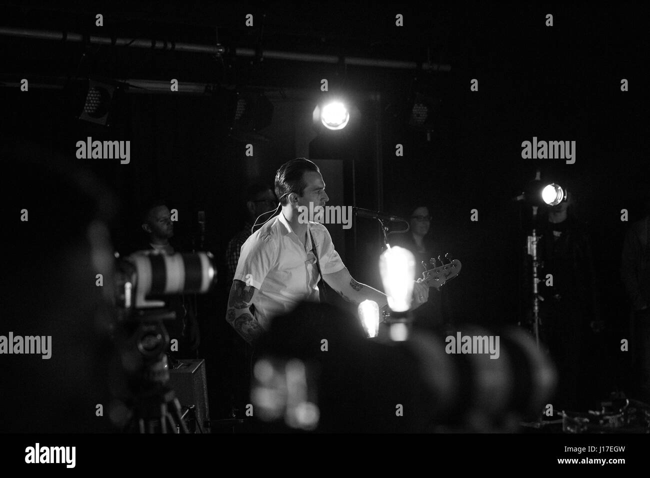 Whitehorse perform live at CBC Studios in Toronto Stock Photo Alamy