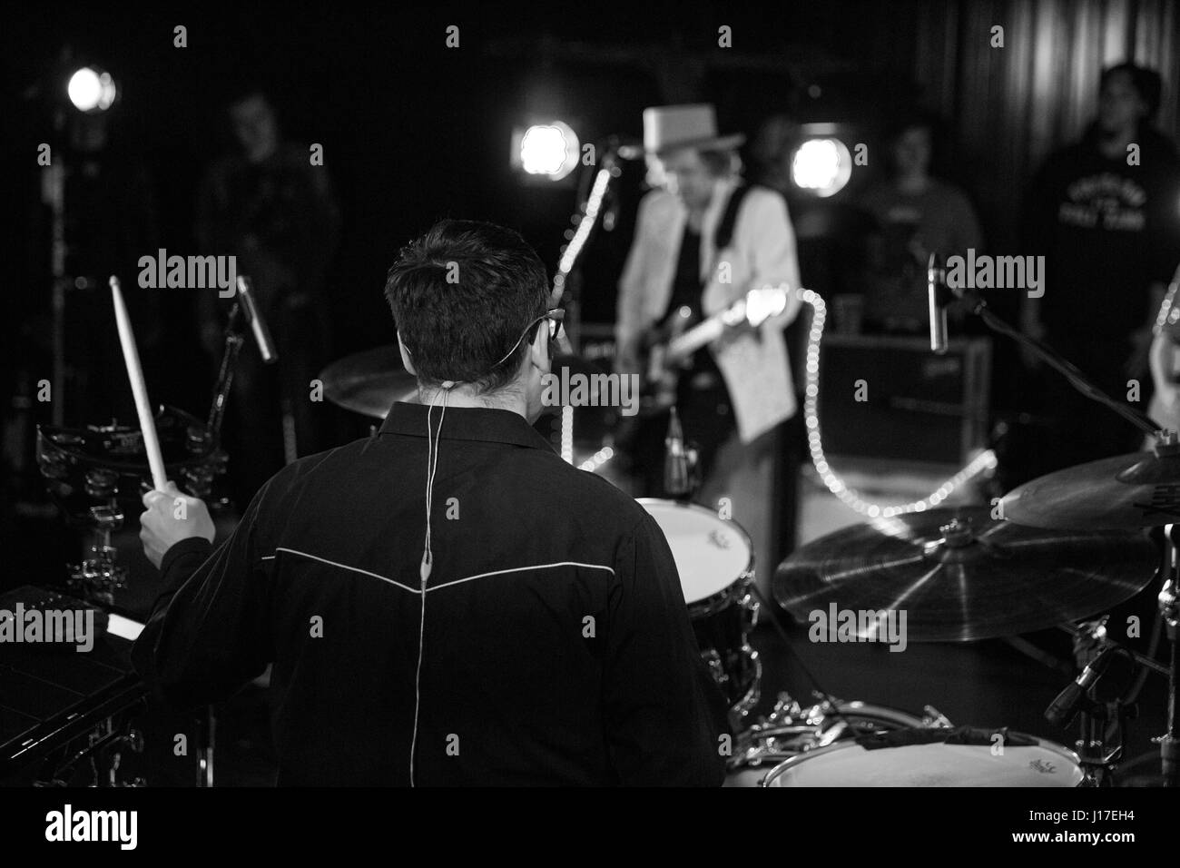 Whitehorse perform live at CBC Studios in Toronto Stock Photo Alamy