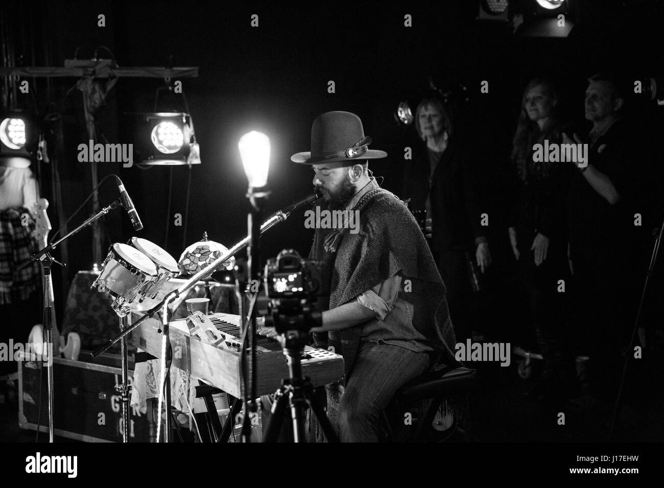 Whitehorse perform live at CBC Studios in Toronto Stock Photo Alamy