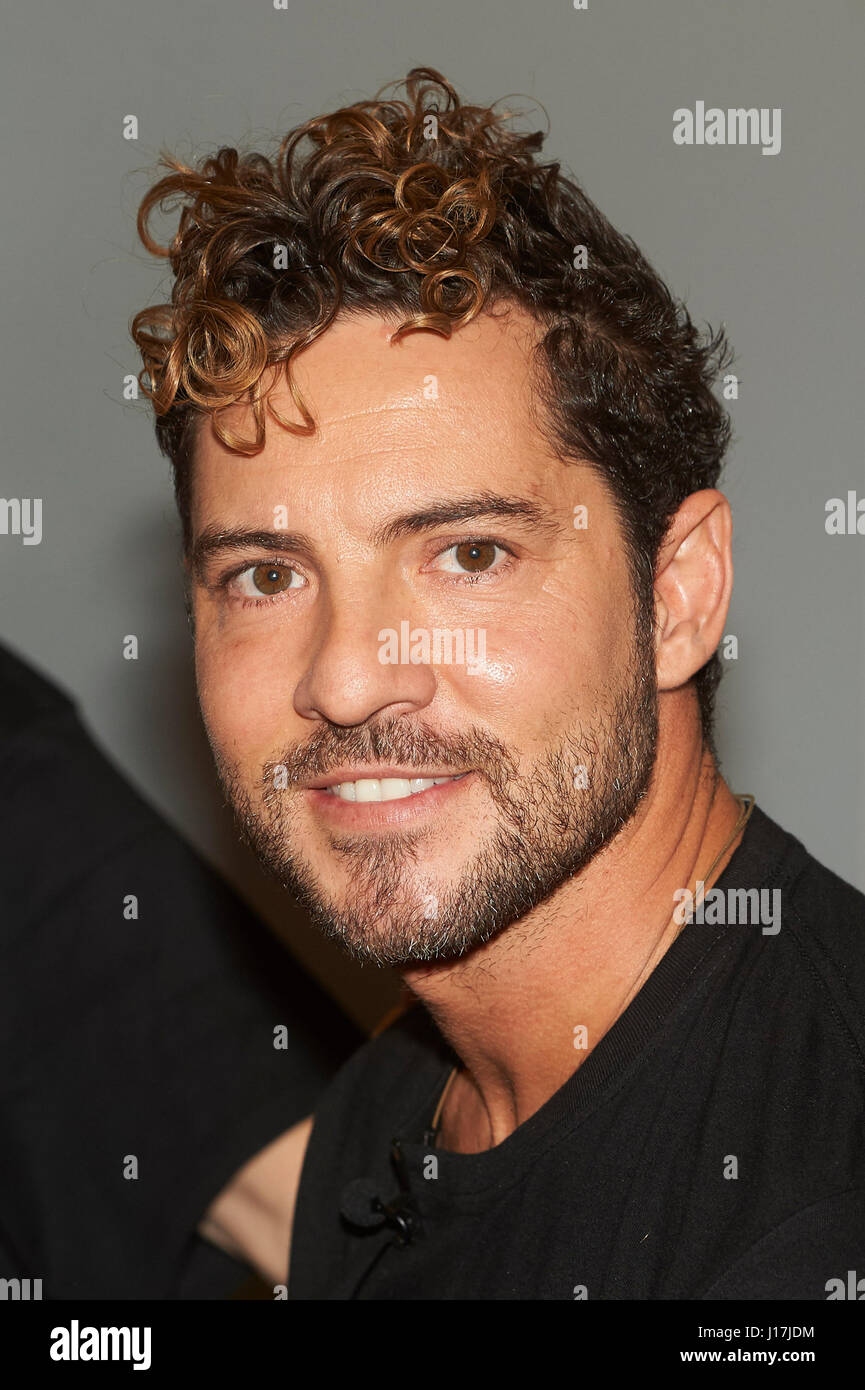 Madrid, Spain. 19th Apr, 2017. Singer David Bisbal is appointed Unicef