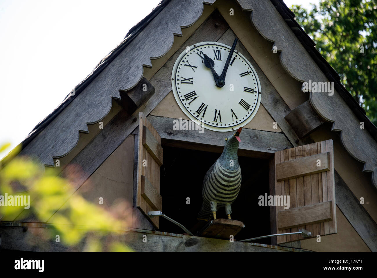 Westonbury Mill Water Garden at Pembridge in Herefordshire, Britain