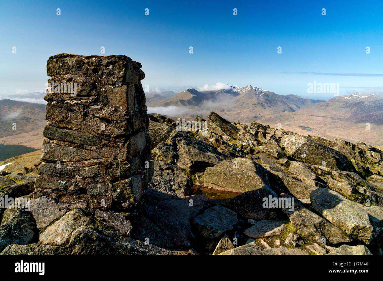 Snowdon from Moel Siabod Stock Photo