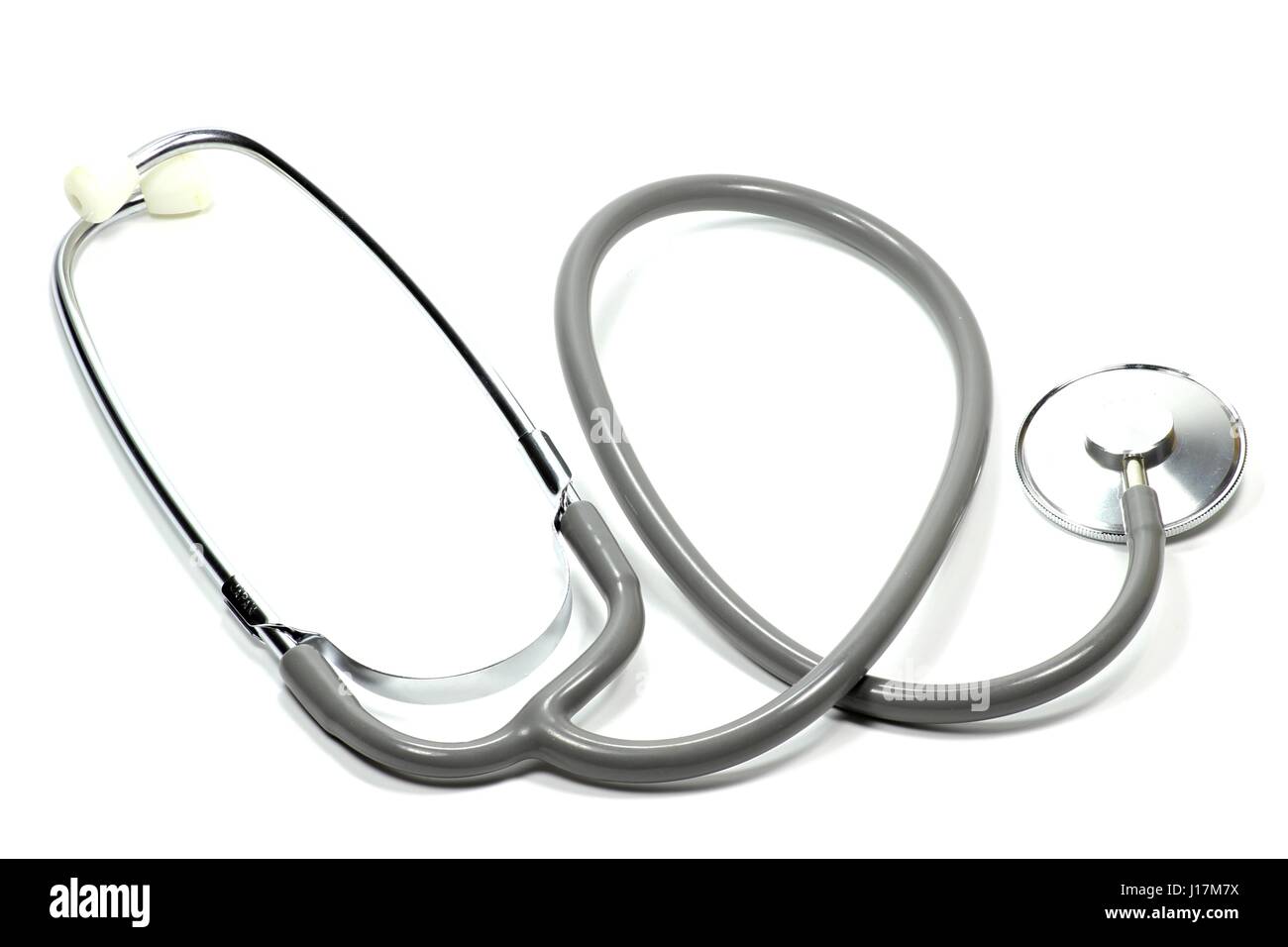 acoustic stethoscope isolated on white background Stock Photo - Alamy