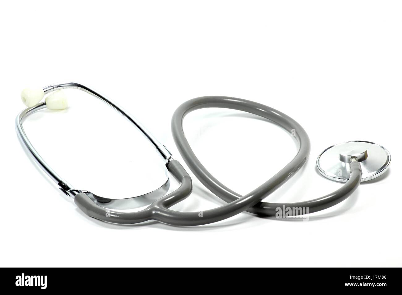 acoustic stethoscope isolated on white background Stock Photo - Alamy