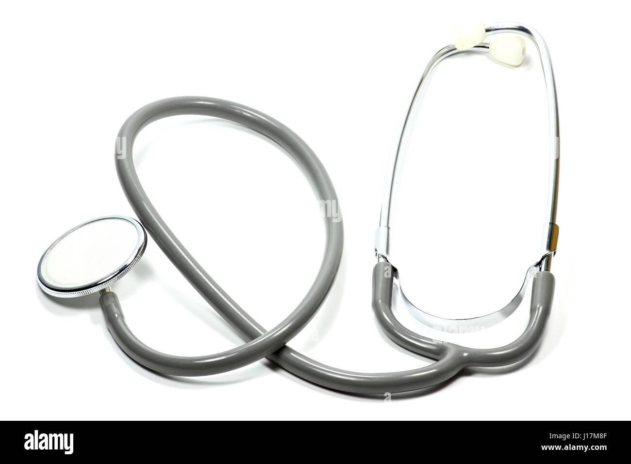acoustic stethoscope isolated on white background Stock Photo Alamy