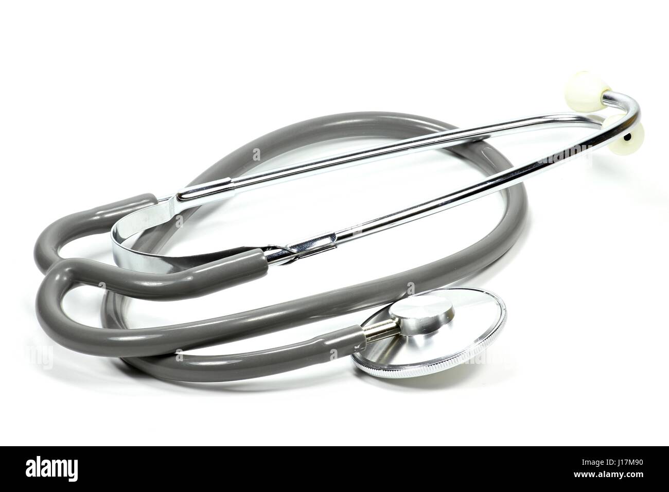 acoustic stethoscope isolated on white background Stock Photo - Alamy