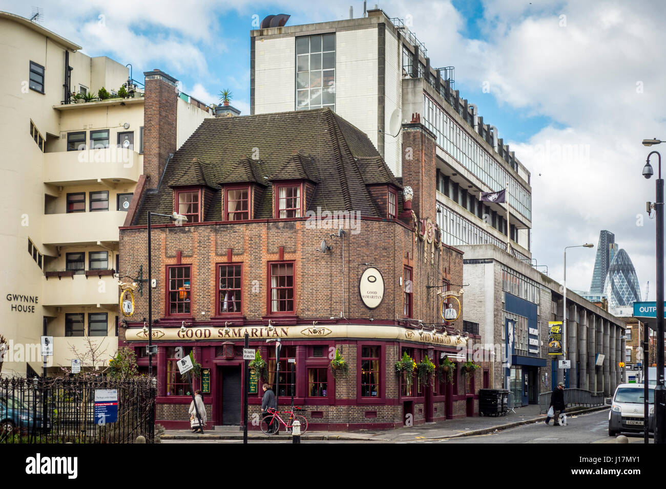 Good Samaritan pub public house, Turner Street, Whitechapel, London, UK Stock Photo