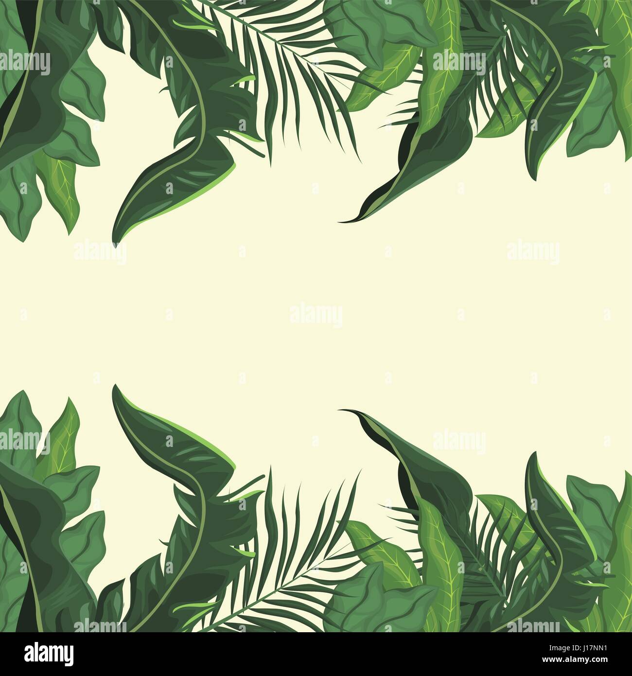 tropical leave palm tree image Stock Vector Image & Art - Alamy
