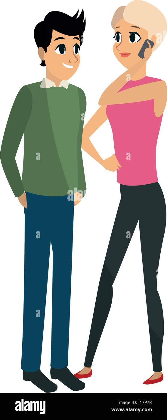 young couple icon Stock Vector Image & Art - Alamy