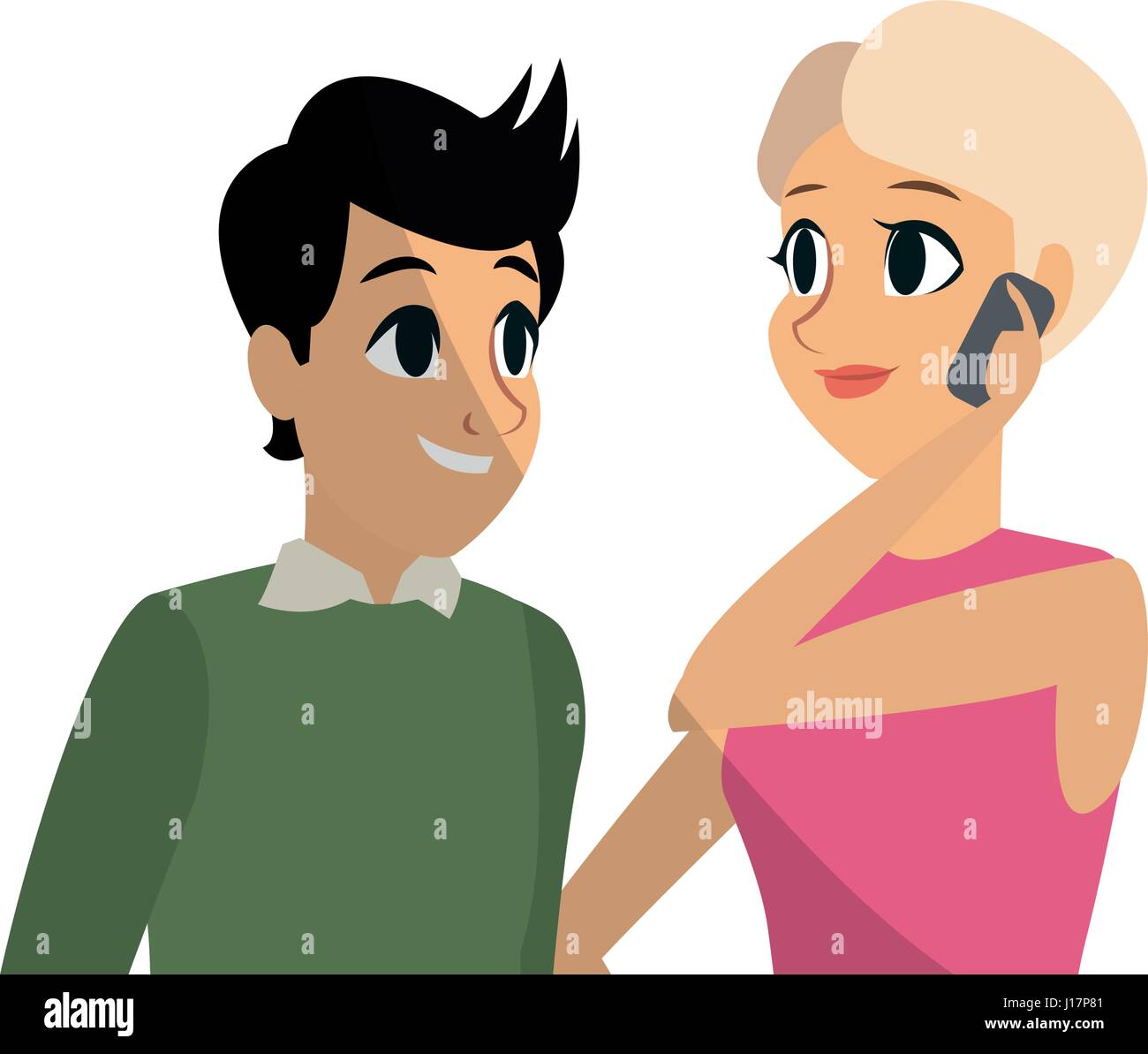 young couple icon Stock Vector Image & Art - Alamy