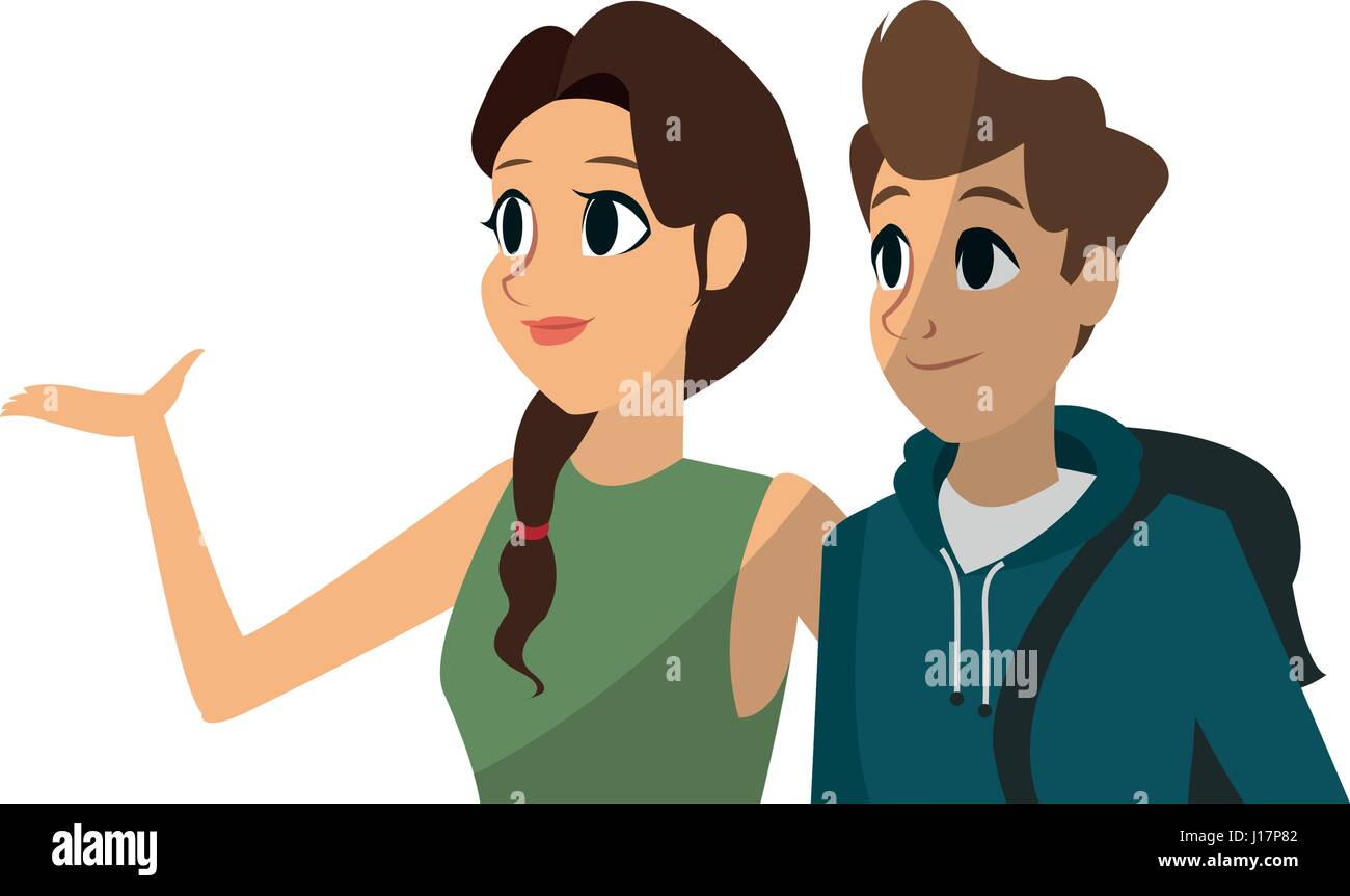 young couple icon Stock Vector Image & Art - Alamy