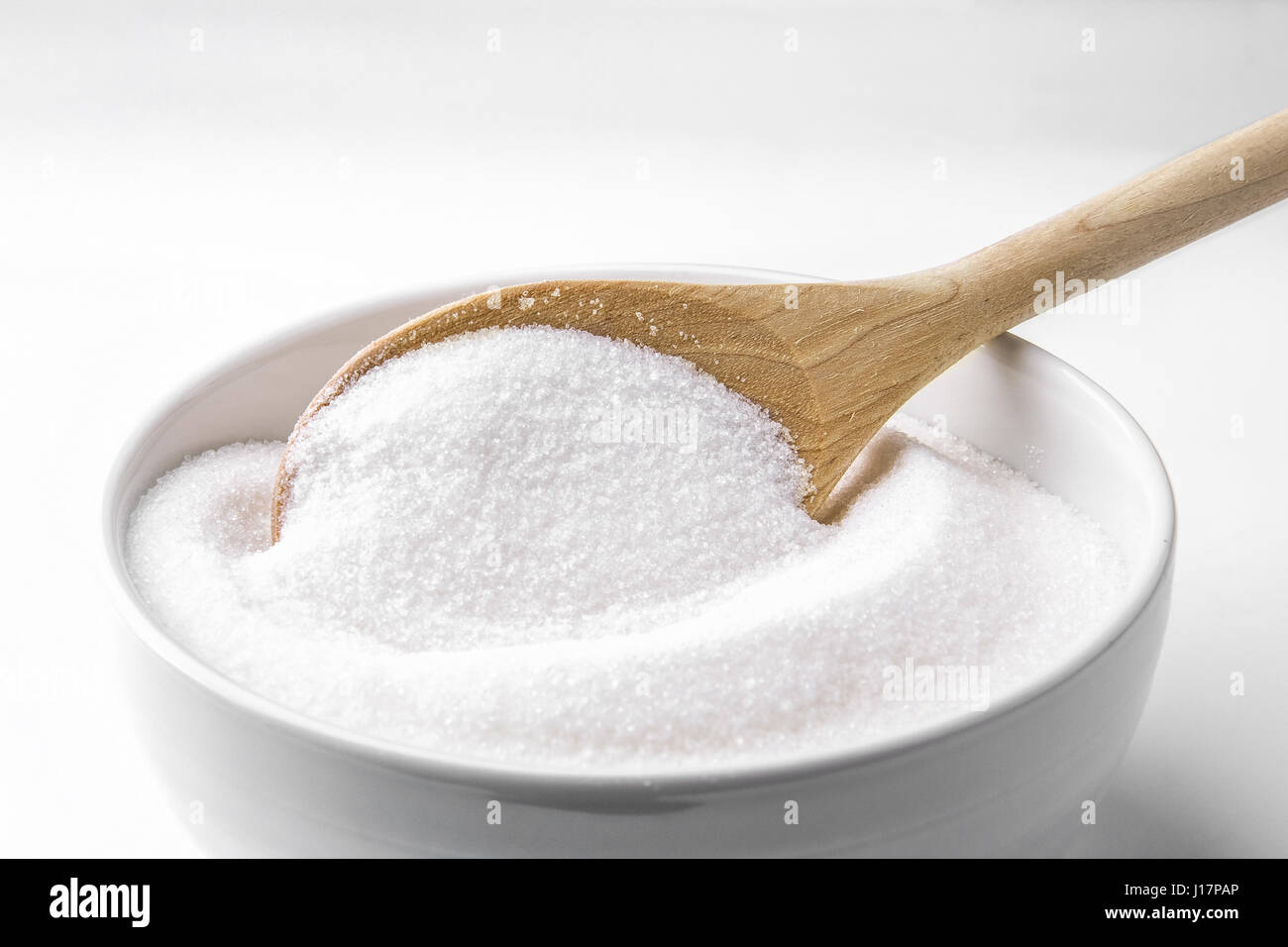 Spoon with sugar Stock Photo Alamy