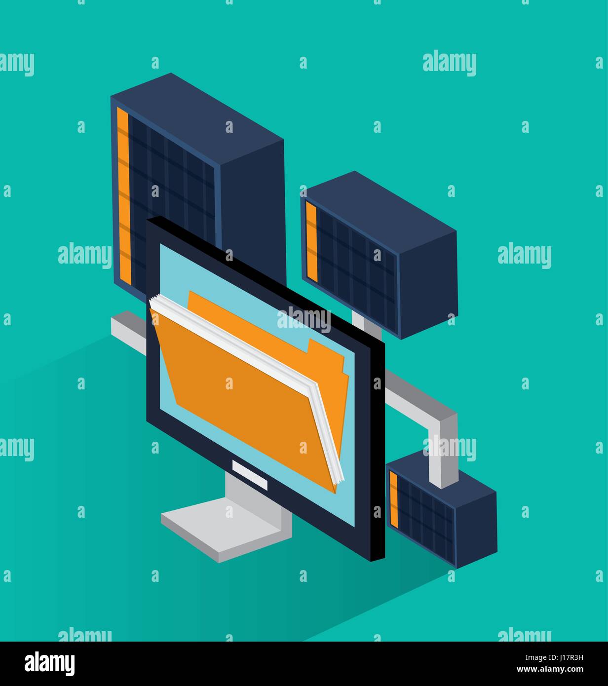 monitor computer icon Stock Vector Image & Art - Alamy