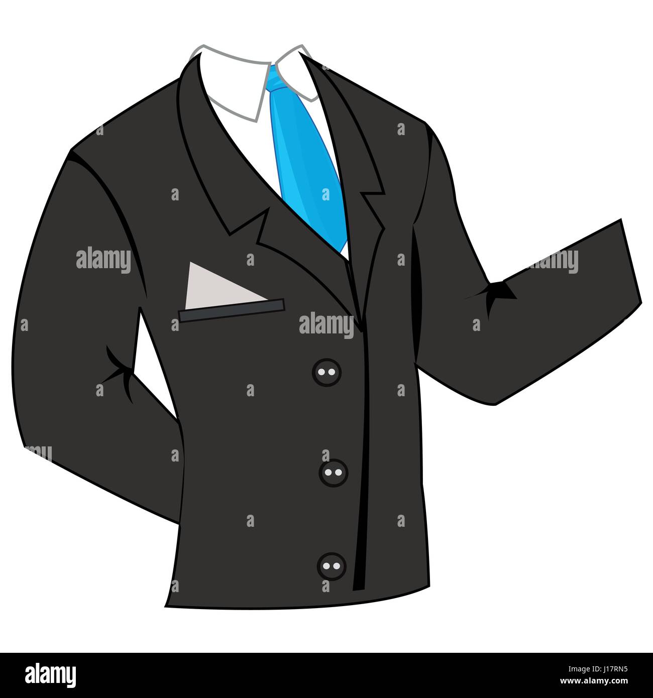 Business suit with tie Stock Vector Image & Art Alamy