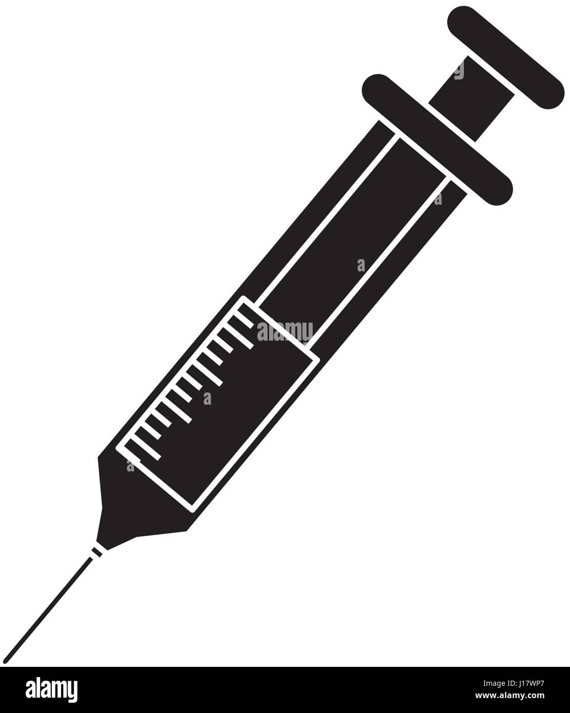 Contour syringe hospital tool hi-res stock photography and images - Alamy