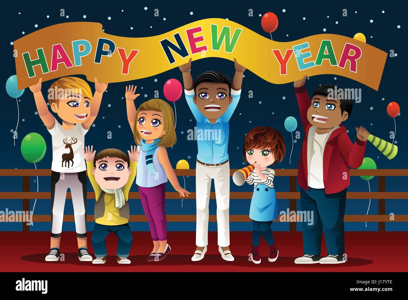 Celebrating New Year Clipart Pictures
