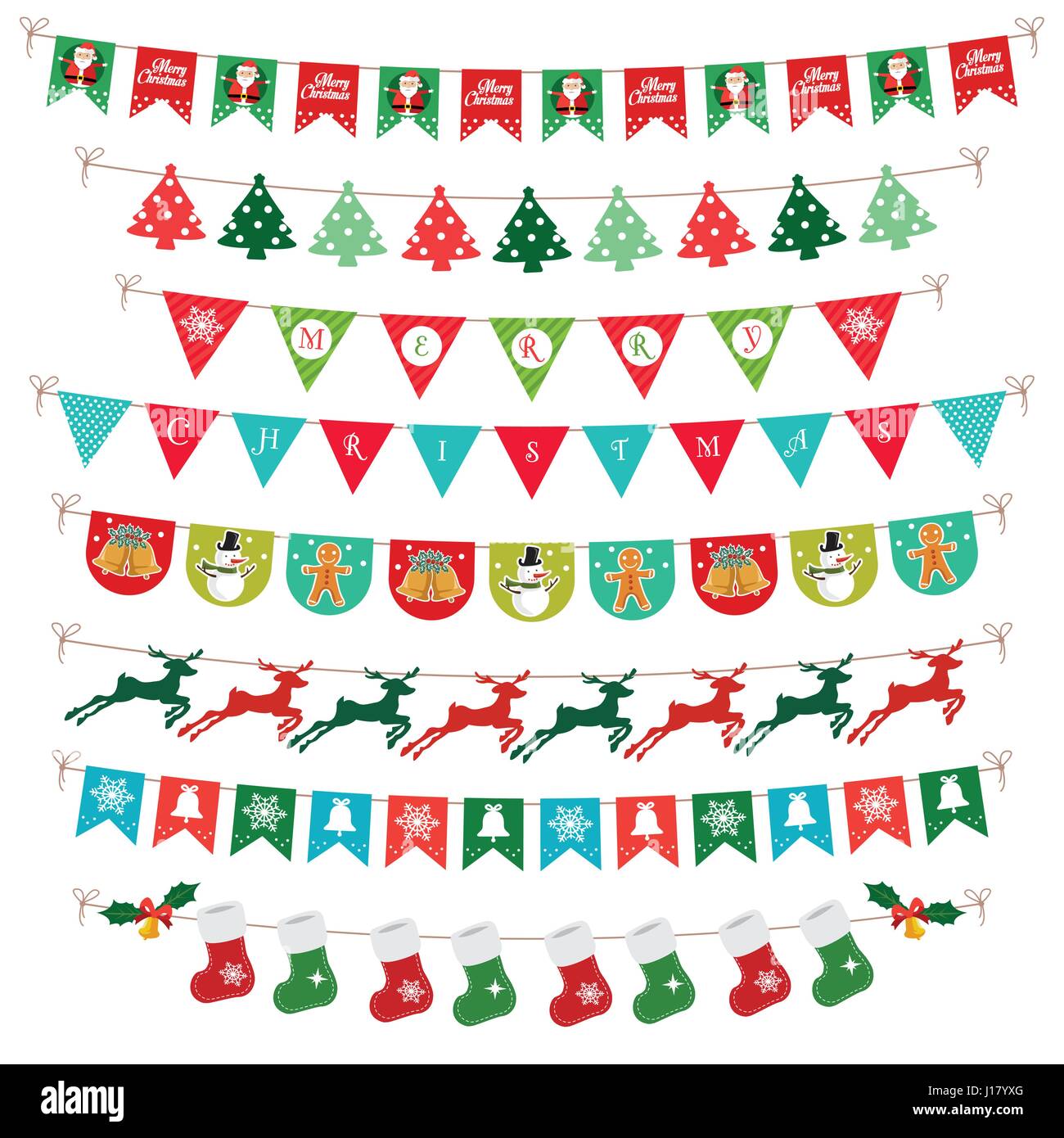 A vector illustration of Christmas Banner Stock Vector Image & Art - Alamy