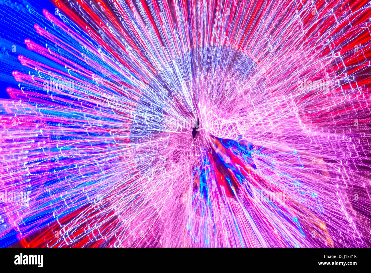 Moving colored lights background. Abstract backdrop in horizontal ...