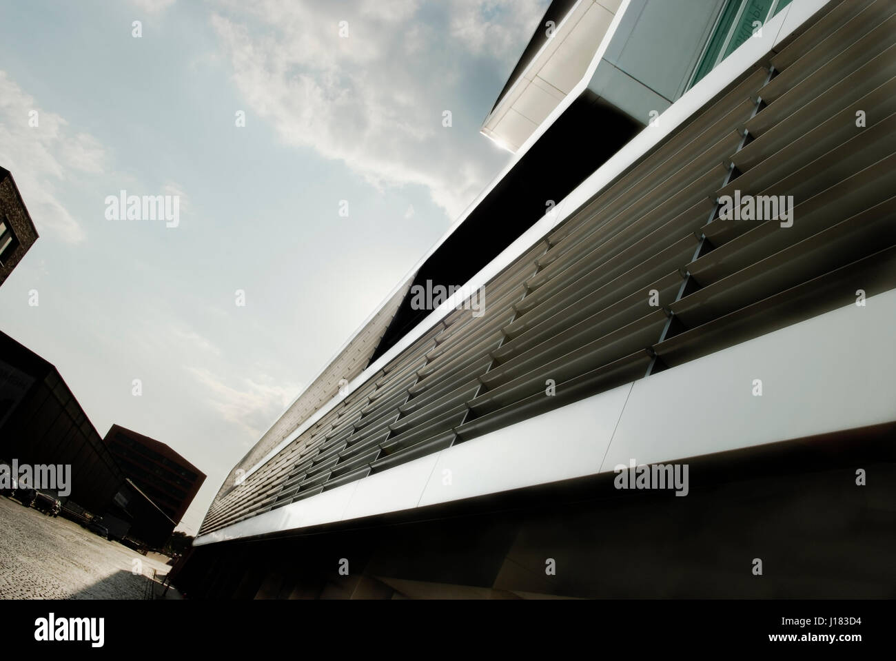 Image showcasing Contemporary exterior design. Modern architecture in Hamburg, Germany ...