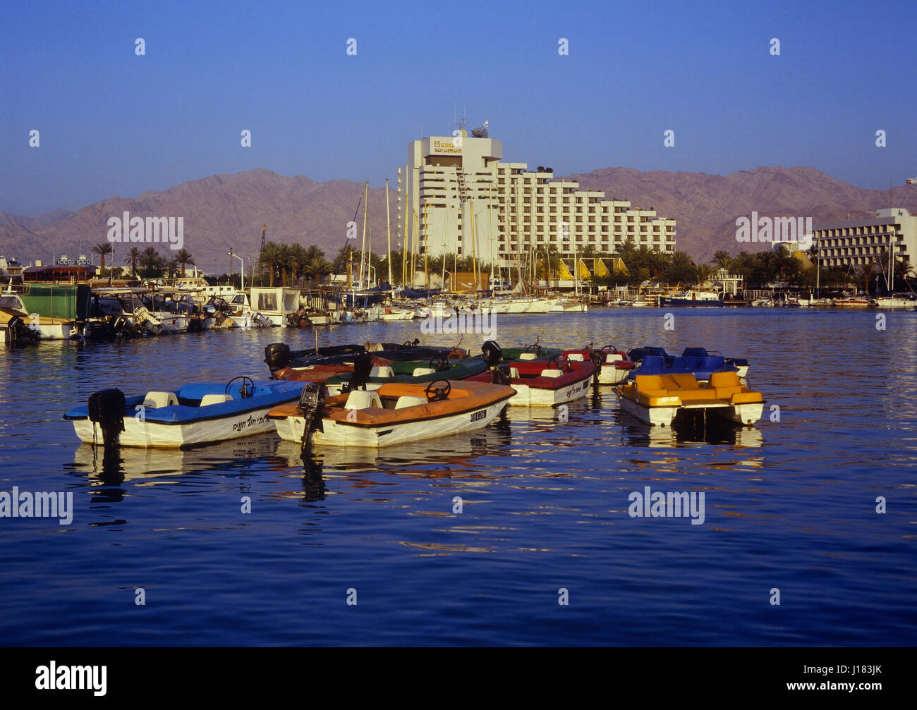 King Solomon hotel. Northern Beach Lagoon, Eilat. Isreal Stock Photo