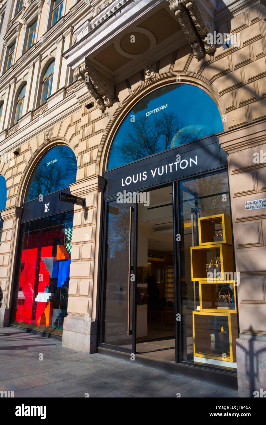 Louis Vuitton shop, Pohjoisesplanadi, esplanade street, Helsinki