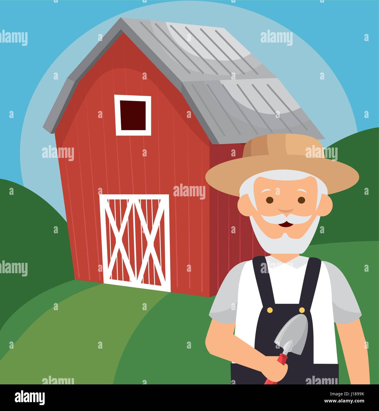 gardener avatar character icon Stock Vector Image & Art - Alamy