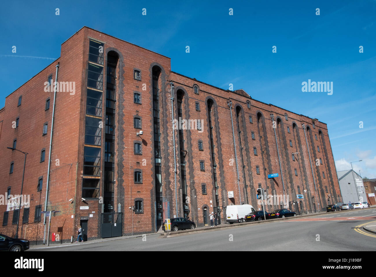 Contemporary Urban Centre,warehouse,Baltic Triangle,Liverpool,Merseyside,England,UNESCO,World Heritage City,City,Northern,North,England,English,UK. Stock Photo