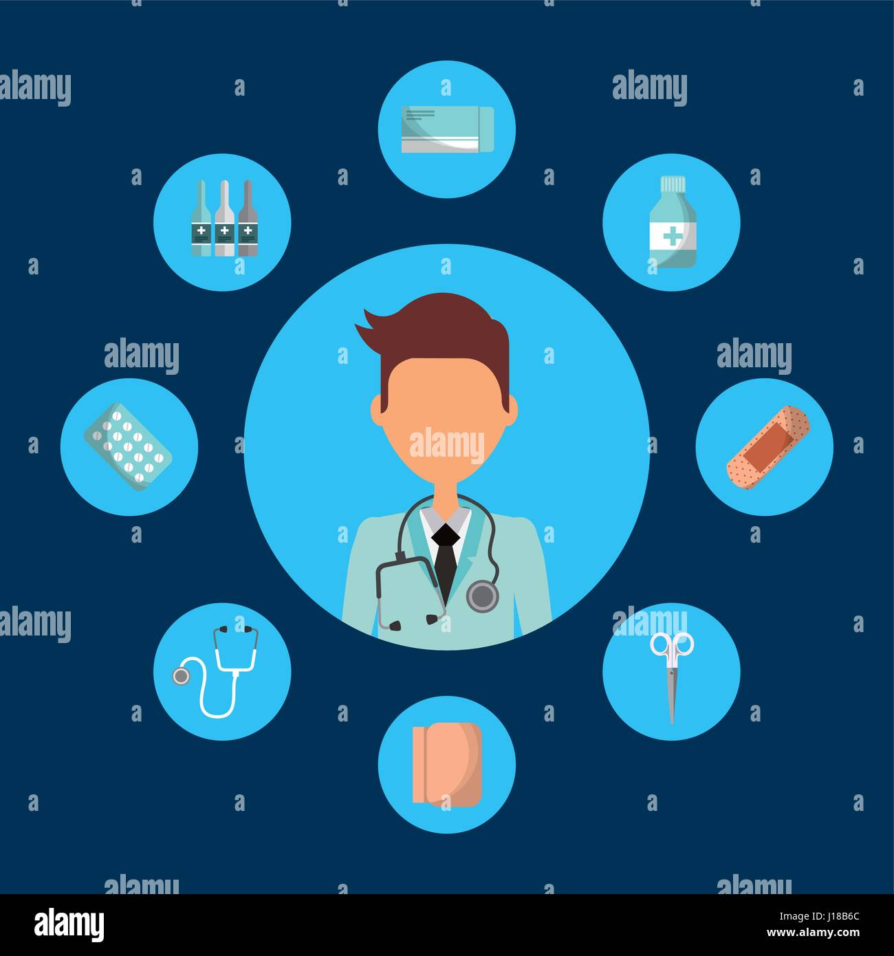 Medical doctor man Stock Vector Image & Art Alamy