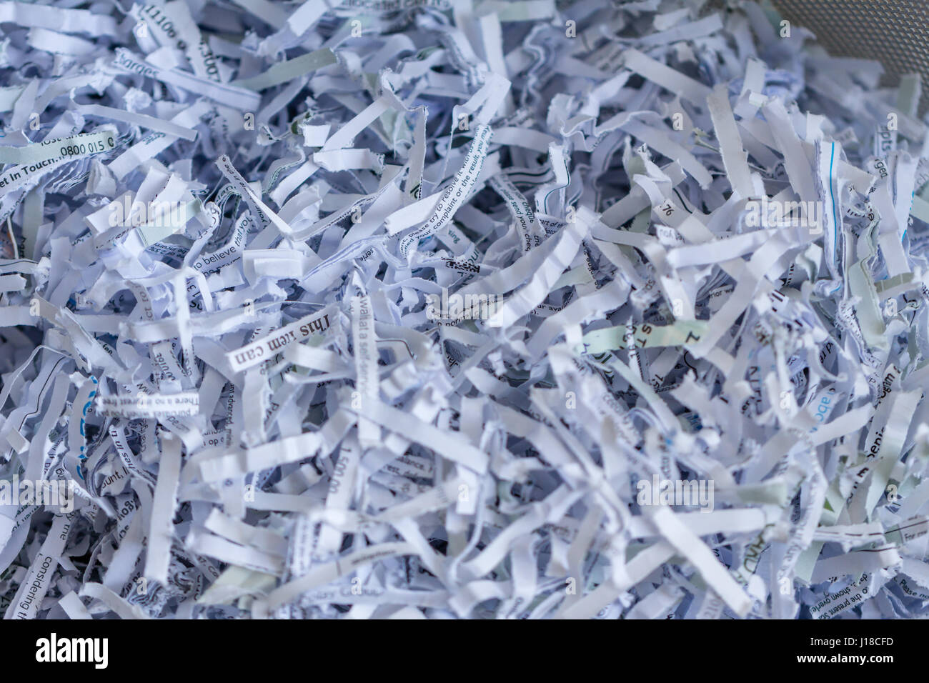 Shredded paper in trash hires stock photography and images Alamy