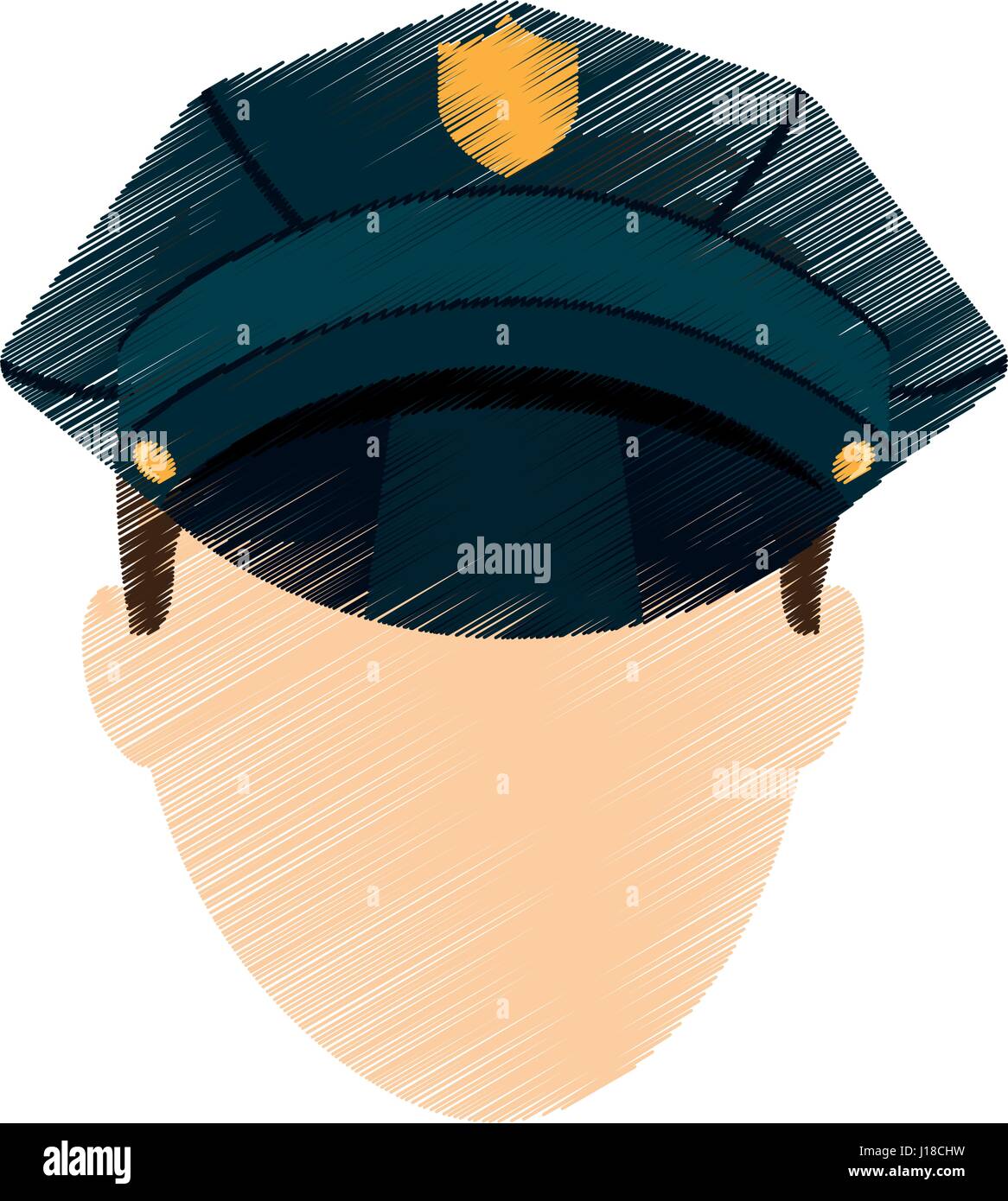 police officer avatar icon Stock Vector Image & Art - Alamy