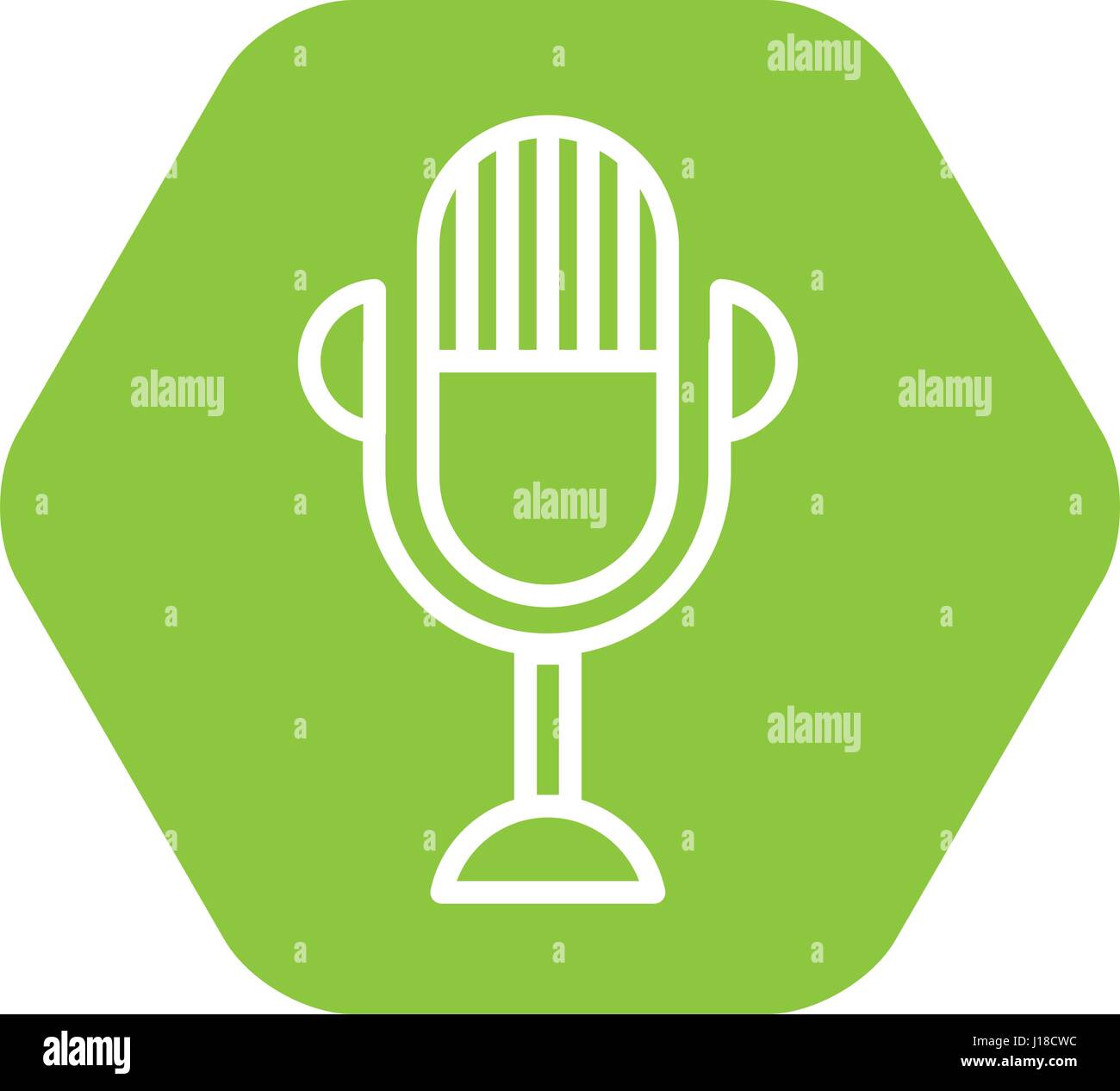 microphone retro device icon Stock Vector Image & Art - Alamy