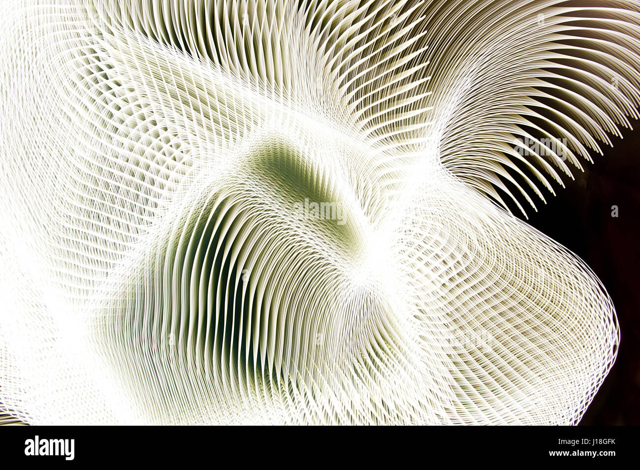A background of an illustrated abstract white pattern Stock Photo