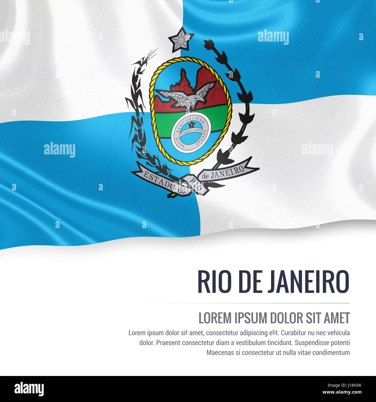 Flag Of Brazilian State Rio De Janeiro Waving On An Isolated White Background State Name And The Text Area For Your Message Stock Photo Alamy Flag Of Brazilian State Rio De Janeiro Waving On An Isolated White Background State Name And The Text Area For Your Message Stock Photo Alamy