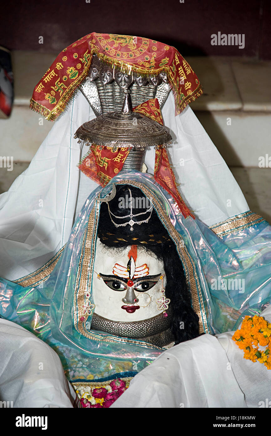 Gopeshwar mahadev temple, vrindavan, uttar pradesh, india, asia Stock Photo