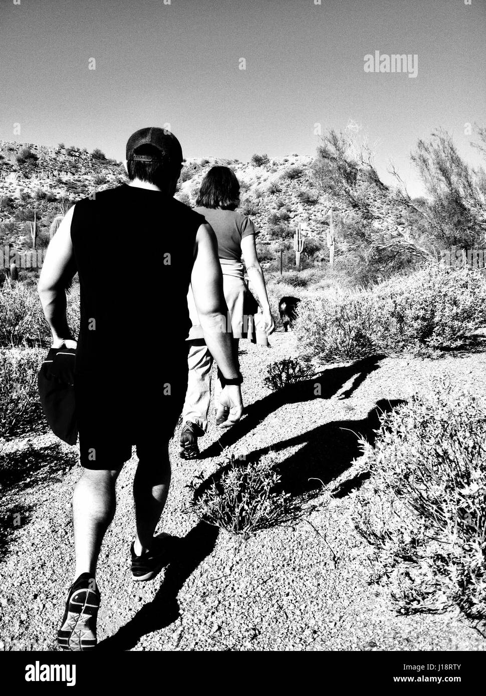 Hiking Trails Black and White Stock Photos & Images - Alamy