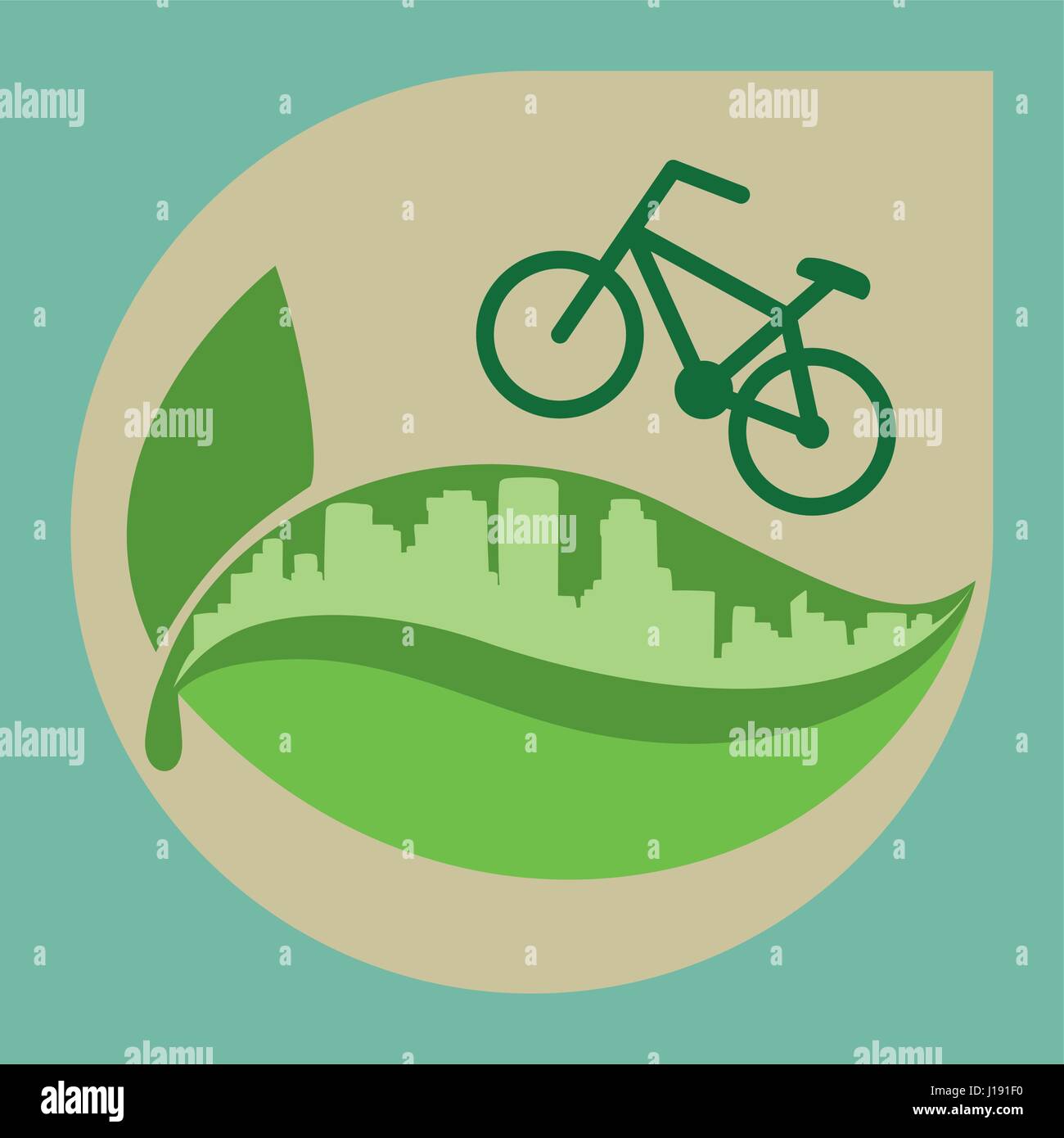 Eco design. Green icon. Isolated illustration , vector Stock Vector ...