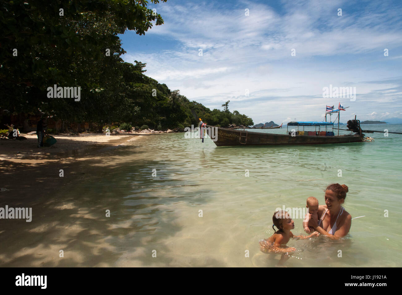 Phi Phi don island. Relax Beach. Phak Nam Bay. Thailand. Asia. Phi Phi