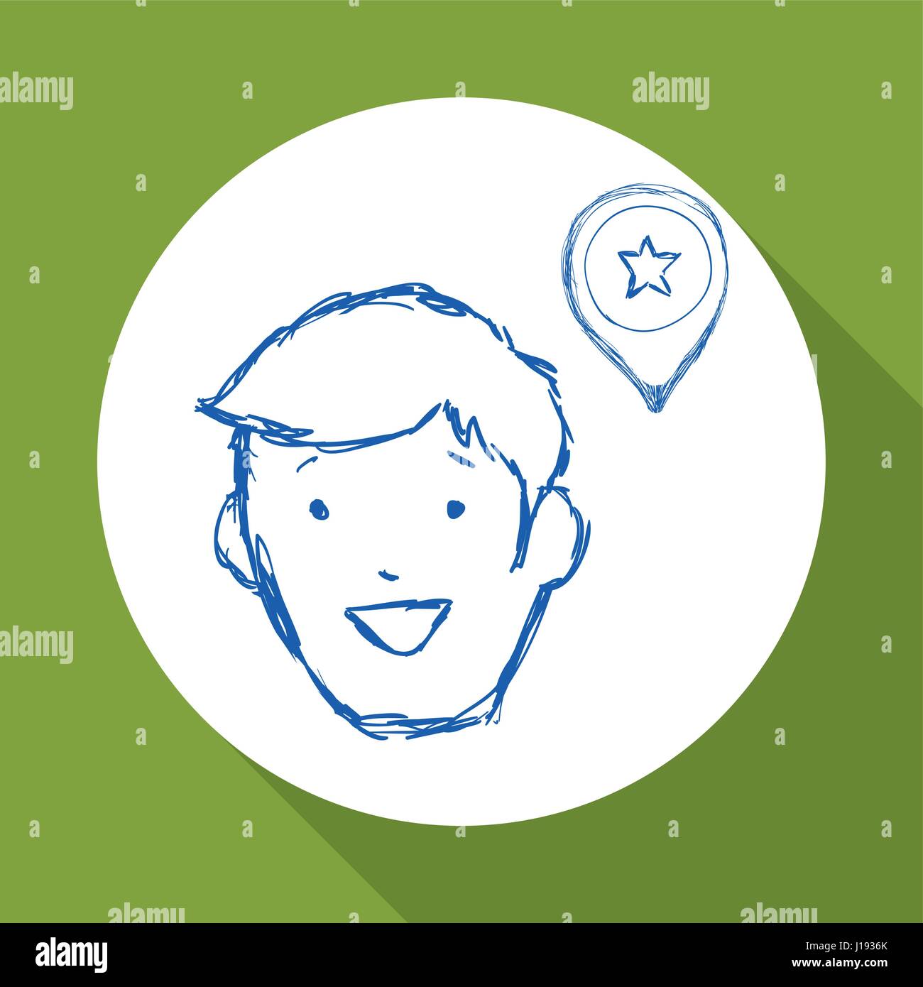 Social media design. Multimedia icon. White background , vector Stock