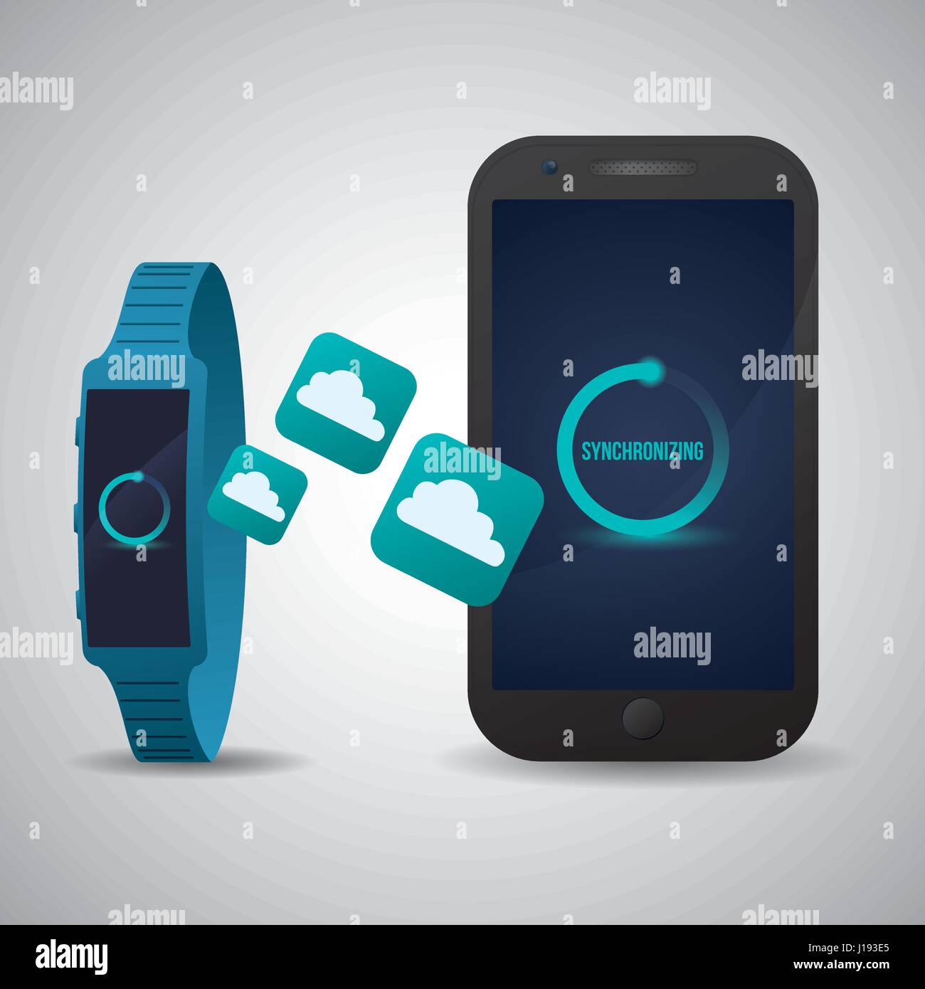 Smart device design. Gadget icon. Isolated illustration , vector Stock ...