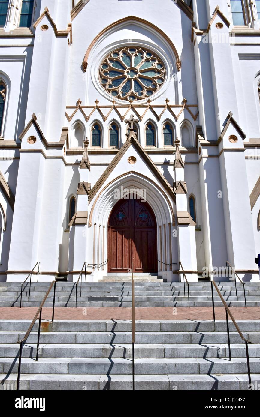 The Cathedral of St. John the Baptist Savannah, Georgia Stock Photo - Alamy