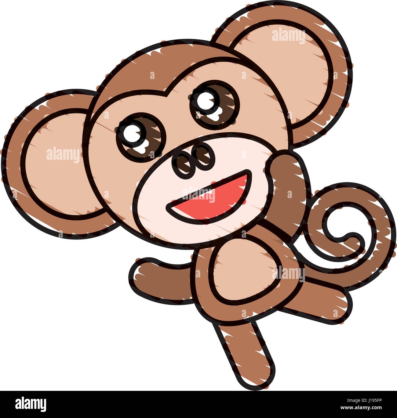 Monkey drawing hi-res stock photography and images - Page 3 - Alamy