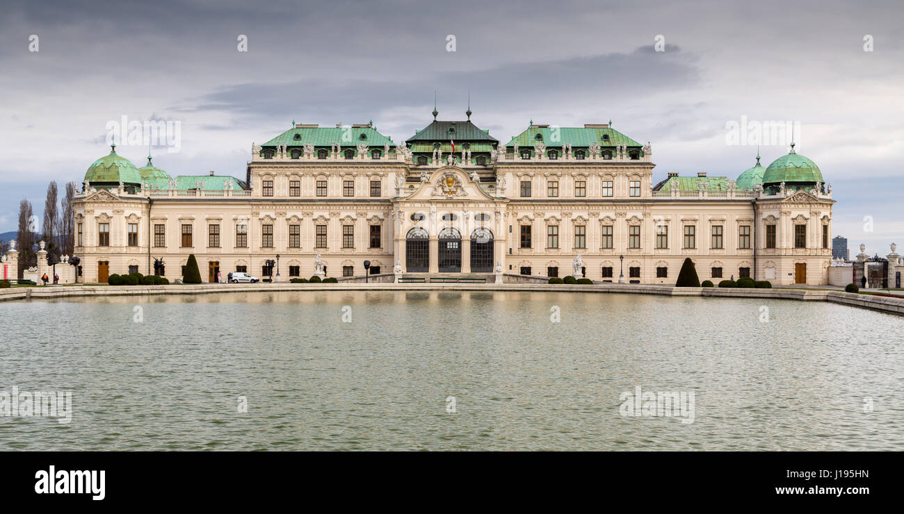 Belvedere Palace, Upper Belvedere, Vienna, Austria Stock Photo