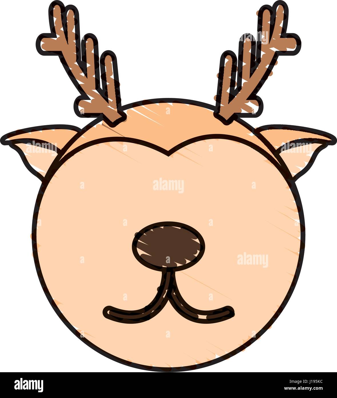 Page 21 | 44,000+ Reindeer Face Drawing Pictures