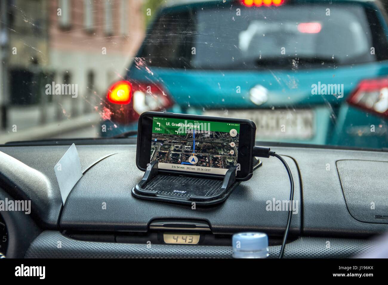 Zagreb, Croatia Driving city streets Stock Photo Alamy
